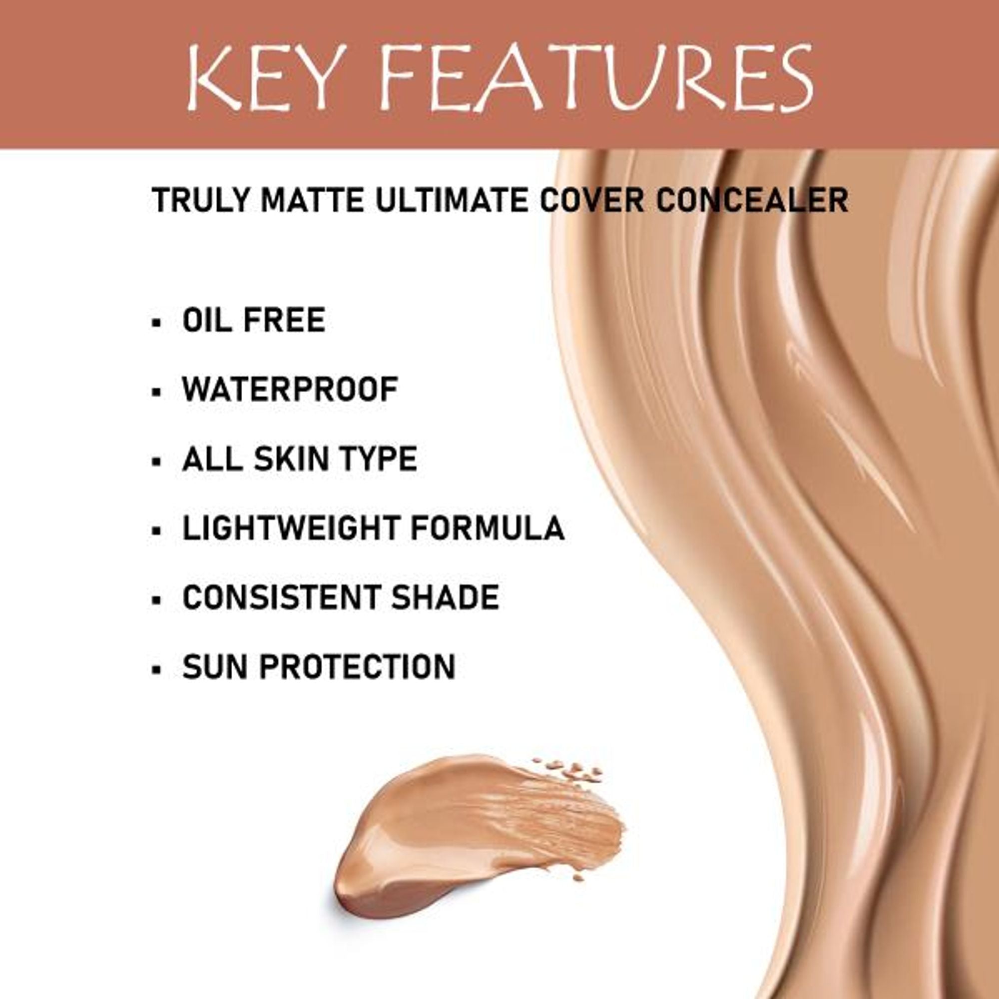 Matt Look Truly Matte Ultimate Cover Concealer - Nude
