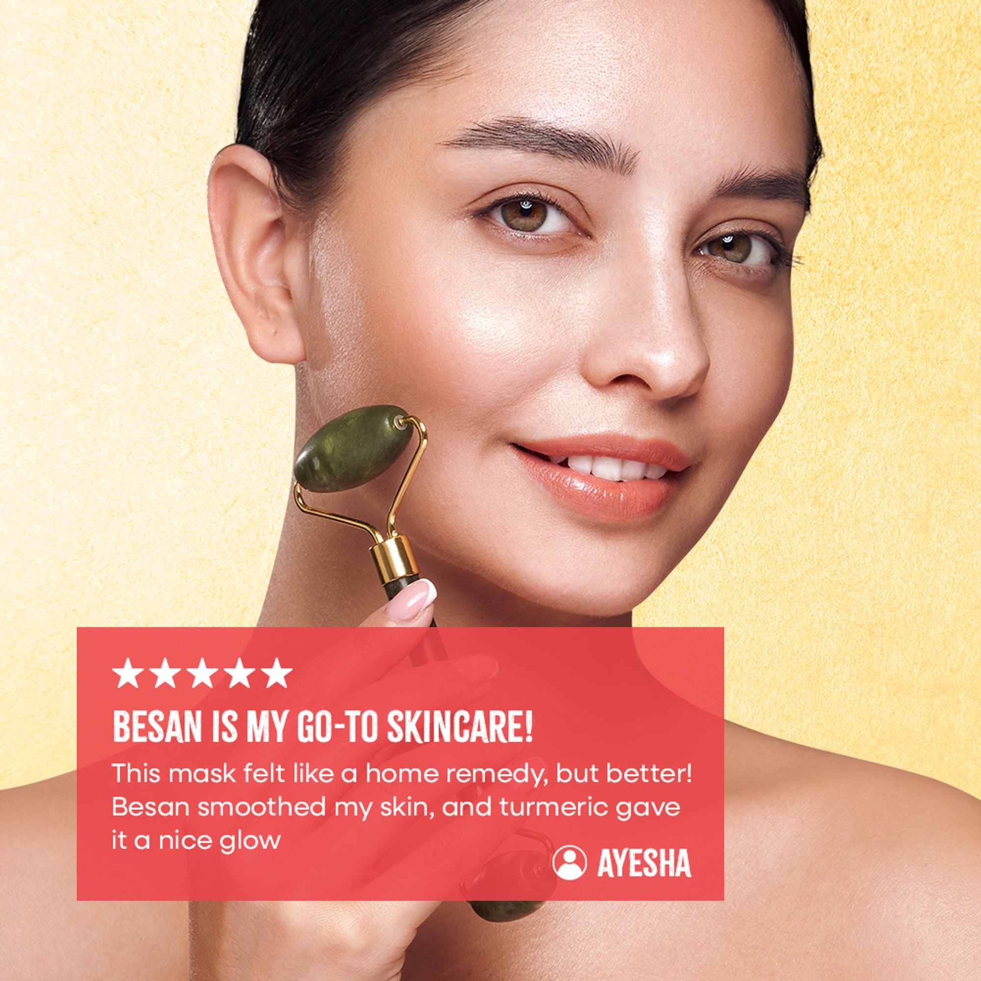 Nykaa Green Tea + Aloe Vera Sheet Mask For Hydrated Skin - Formulated in Korea - For All Skin Types - Besan & Turmeric