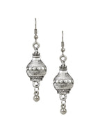 Cardinal Silver-Toned Oxidized Long Jewellery Set | Grab2Buy