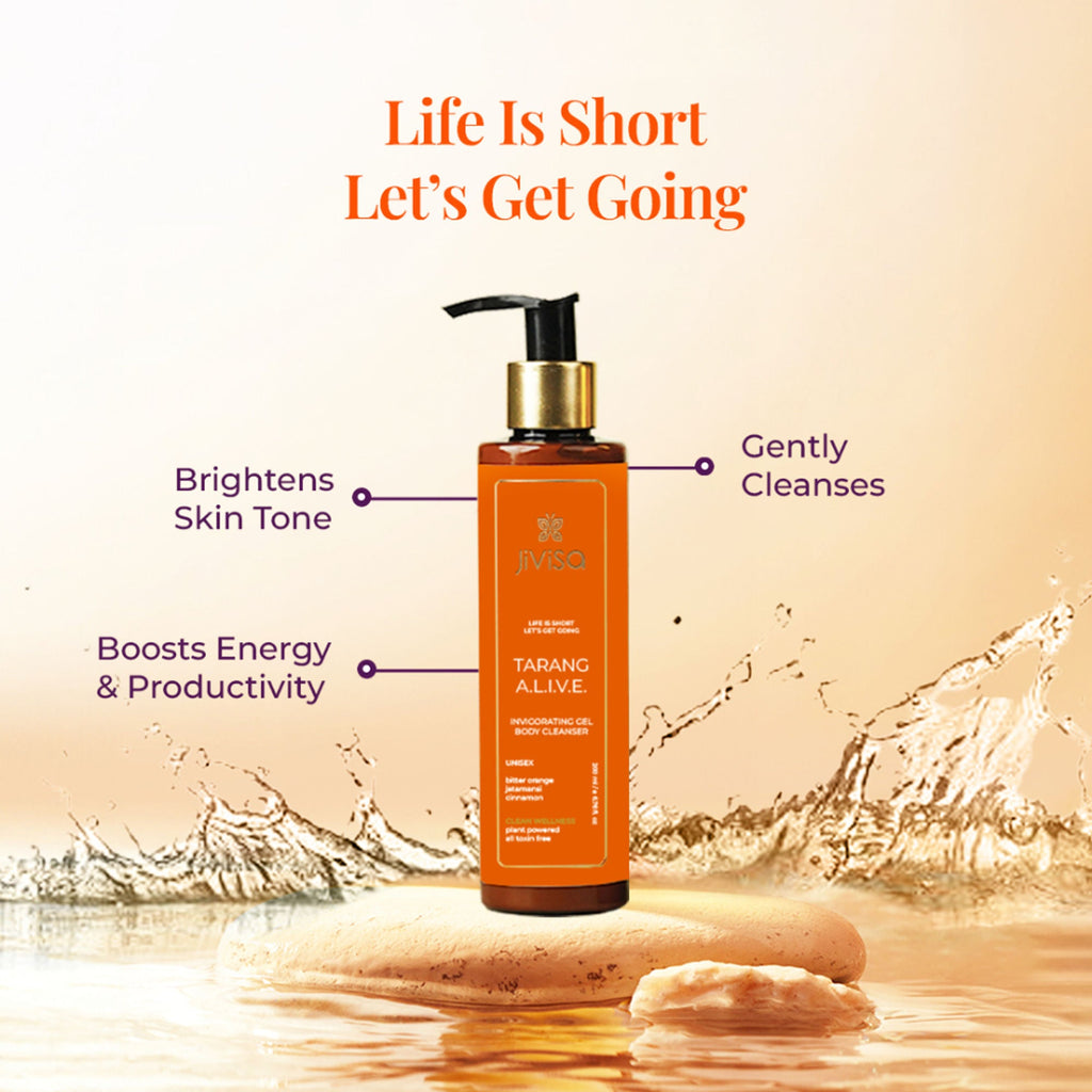 JiViSa Tarang Alive Invigorating Gel Body Cleanser | Grab2Buy