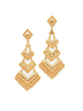 Golden Earrings (Gold) - Ruby Raang | Grab2Buy