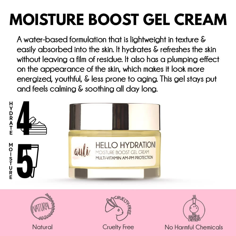 Auli Hello Hydration Moisture Boost Gel Face Cream | Grab2Buy