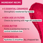 Dot & Key Barrier Repair Hydrating Lip Balm SPF 50 With Ceramides & Peptides Cherry Crimson