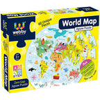 Webby Amazing World Map Jigsaw Floor Puzzle 60 Pcs | Grab2Buy