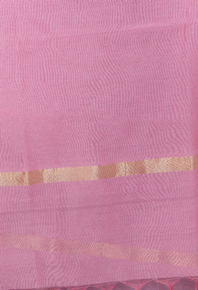 Mominos Fashion Baby Pink Banarsi Piping Dupatta | Grab2Buy