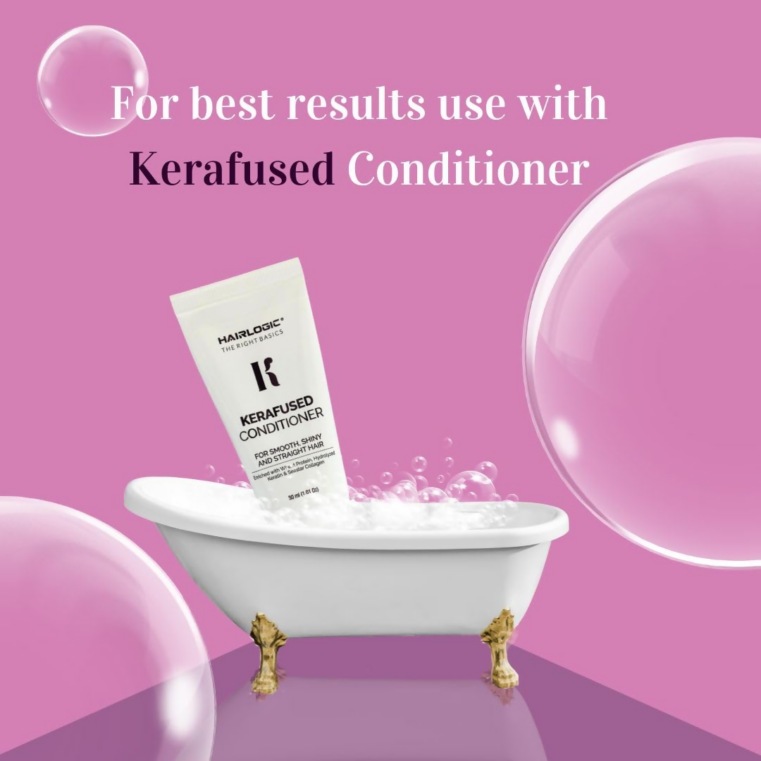 Hair Logic Kerafused Shampoo For Frizzy Hair Ideal for Men & Women | Grab2Buy