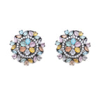 Blush Flower Stone Studs- Ruby Raang | Grab2Buy