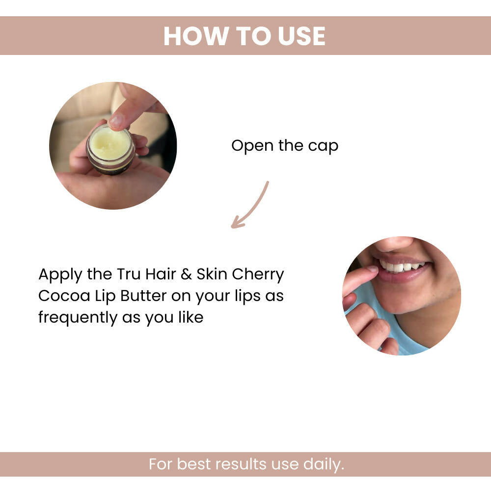 Tru Hair & Skin Cherry Cocoa Lip Butter | Grab2Buy