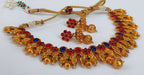 Kemp Peacock Pink & Blue Necklace Set | Grab2Buy