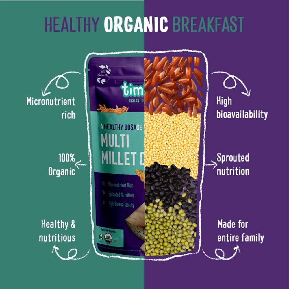Timios Organic Multi Millet Dosa Mix | Grab2Buy