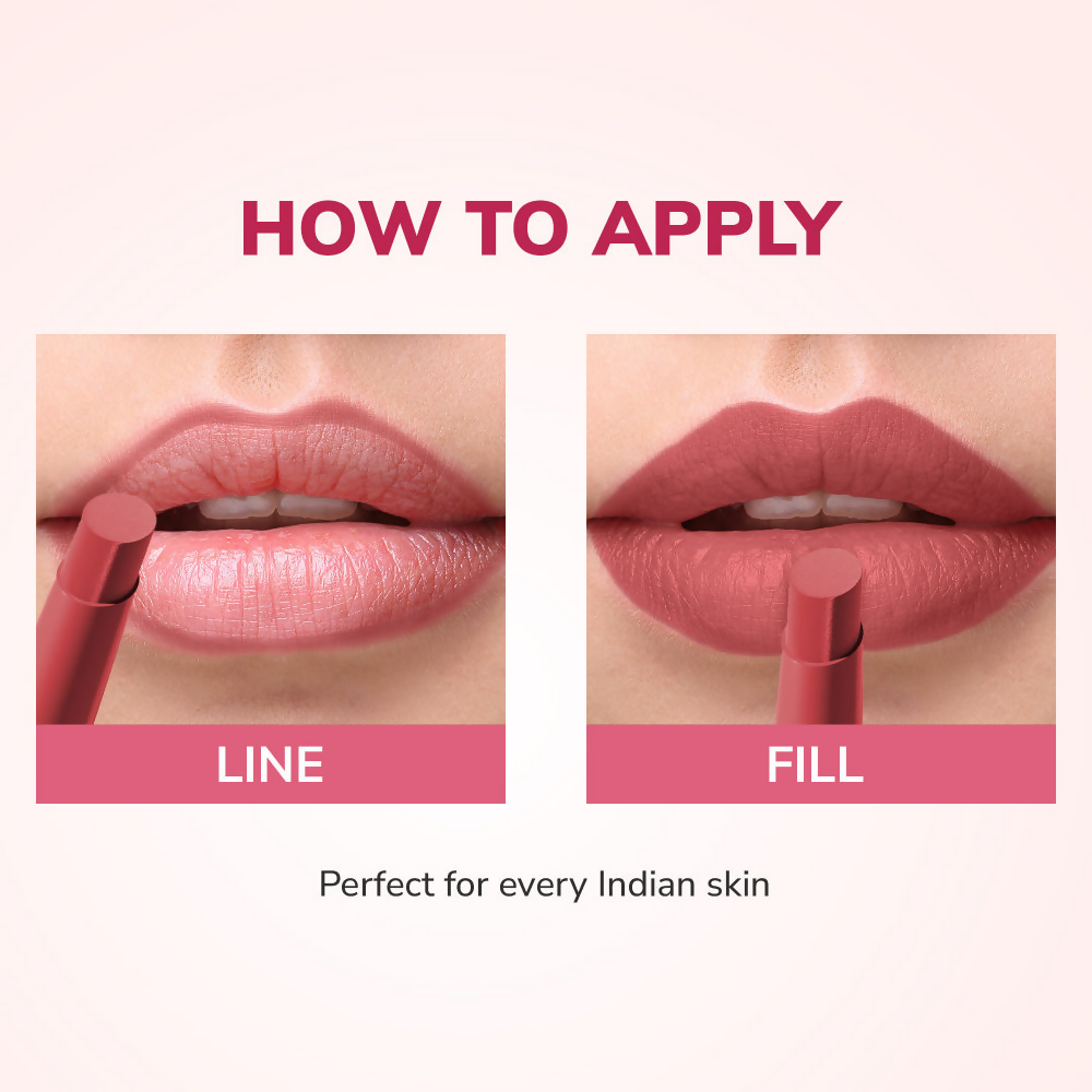 Mila Beaute Pout It Out Long Lasting & Matte Finish Lip Crayon Lipstick - Ariel | Grab2Buy