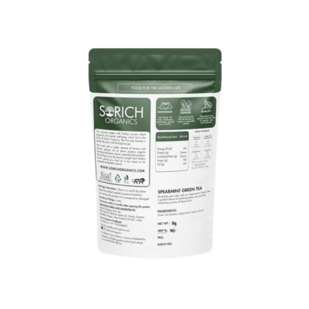 Sorich Organics Spearmint Green Tea | Grab2Buy
