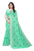 Vamika Green Chanderi Designer Saree (SERIN GREEN) | Grab2Buy