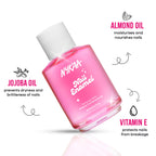 Nykaa Skin Nail Polish Remover with Vitamin E, Jojoba & Almond Oil For Nourishment & Gentle Cleansing
