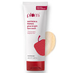Plum Saffron & Papaya Glow Bright Gel Face Wash For Daily Use - Fights Dullness & Evens Skin Tone | Grab2Buy