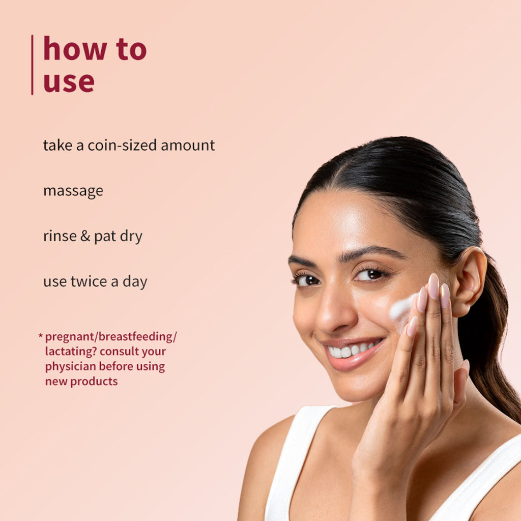 Plum Saffron & Papaya Glow Bright Gel Face Wash For Daily Use - Fights Dullness & Evens Skin Tone | Grab2Buy