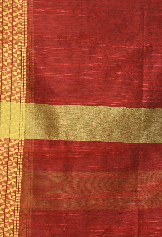 Mominos Fashion Maroon Handloom Cotton Dupatta | Grab2Buy