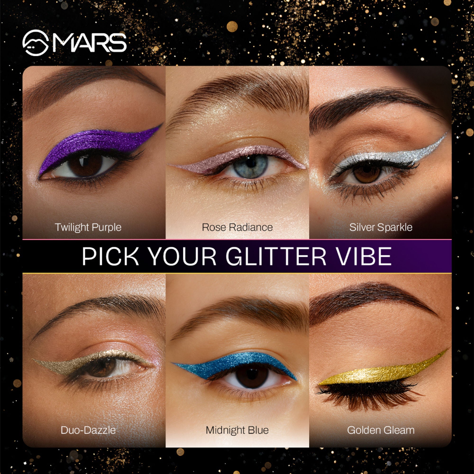 MARS Cosmetics Twinkle Wink Glitter Eyeliner - Twilight Purple