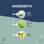 Jovees Thyme & Tea Tree Anti Dandruff Shampoo For All Hair Types