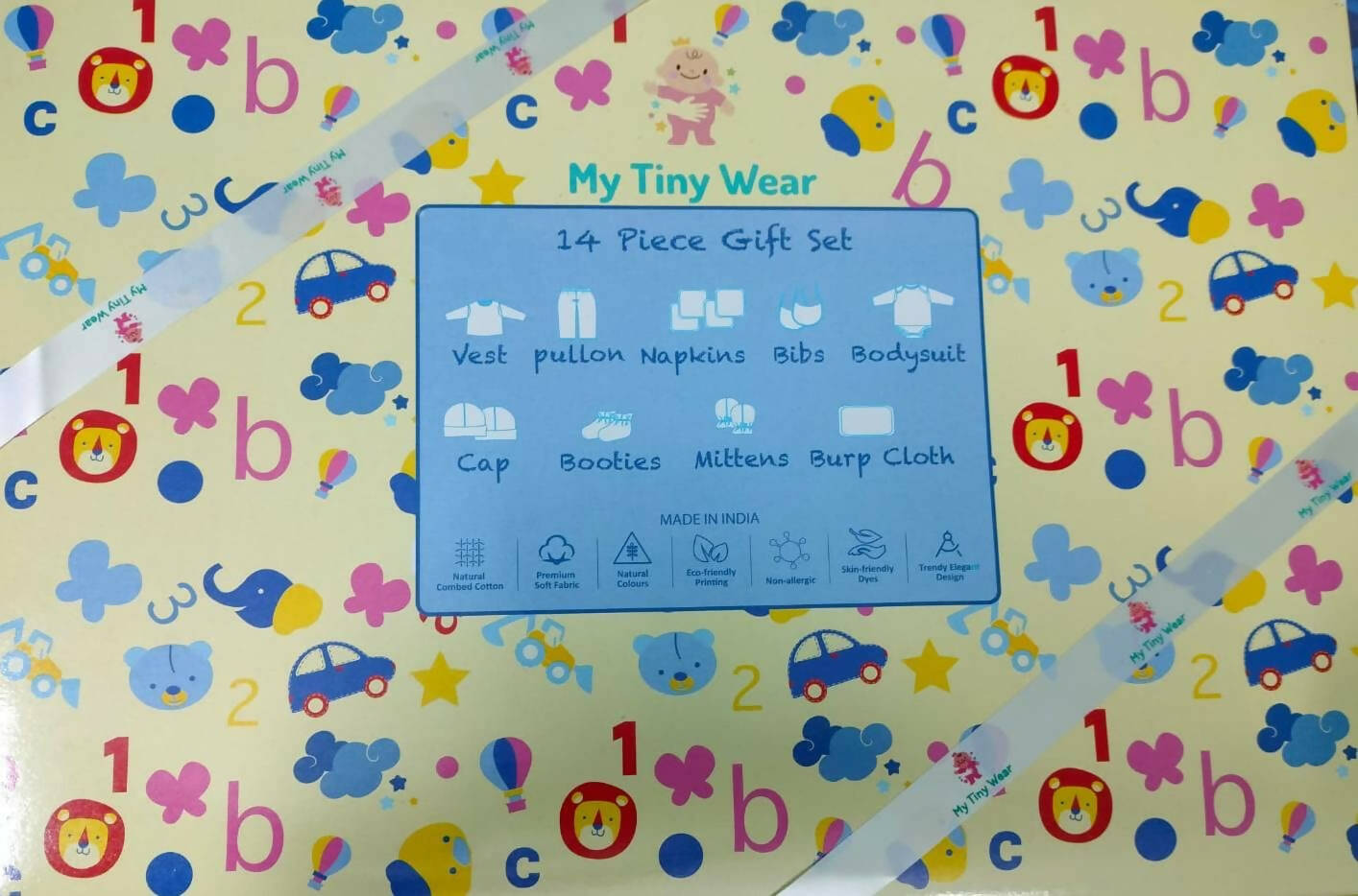 My Tiny Wear Full Sleeves New Born Baby Gift Set - Pink