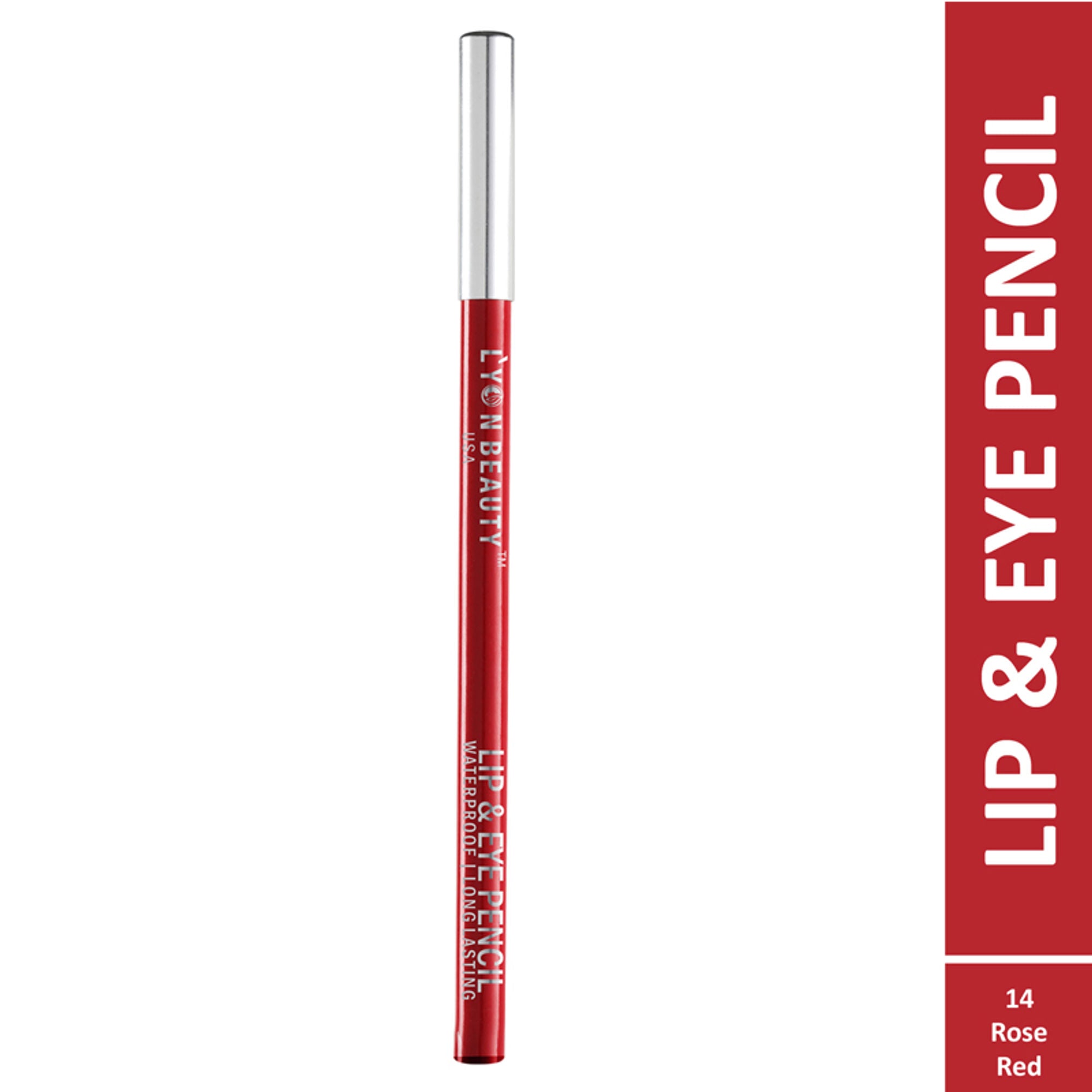 Lyon Beauty Lip & Eye Pencil - Rose Red 14 | Grab2Buy