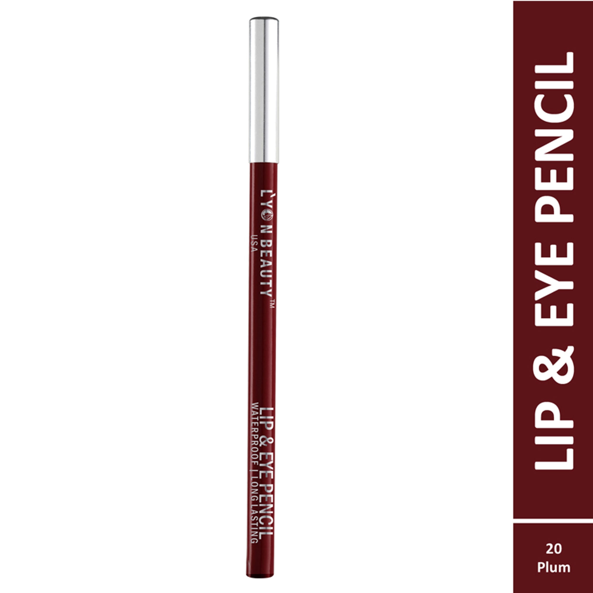 Lyon Beauty Lip & Eye Pencil - Plum 20 | Grab2Buy