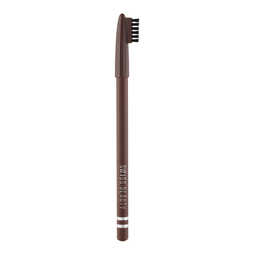 Swiss Beauty Eyebrow Pencil - 102 Dark Brown | Grab2Buy
