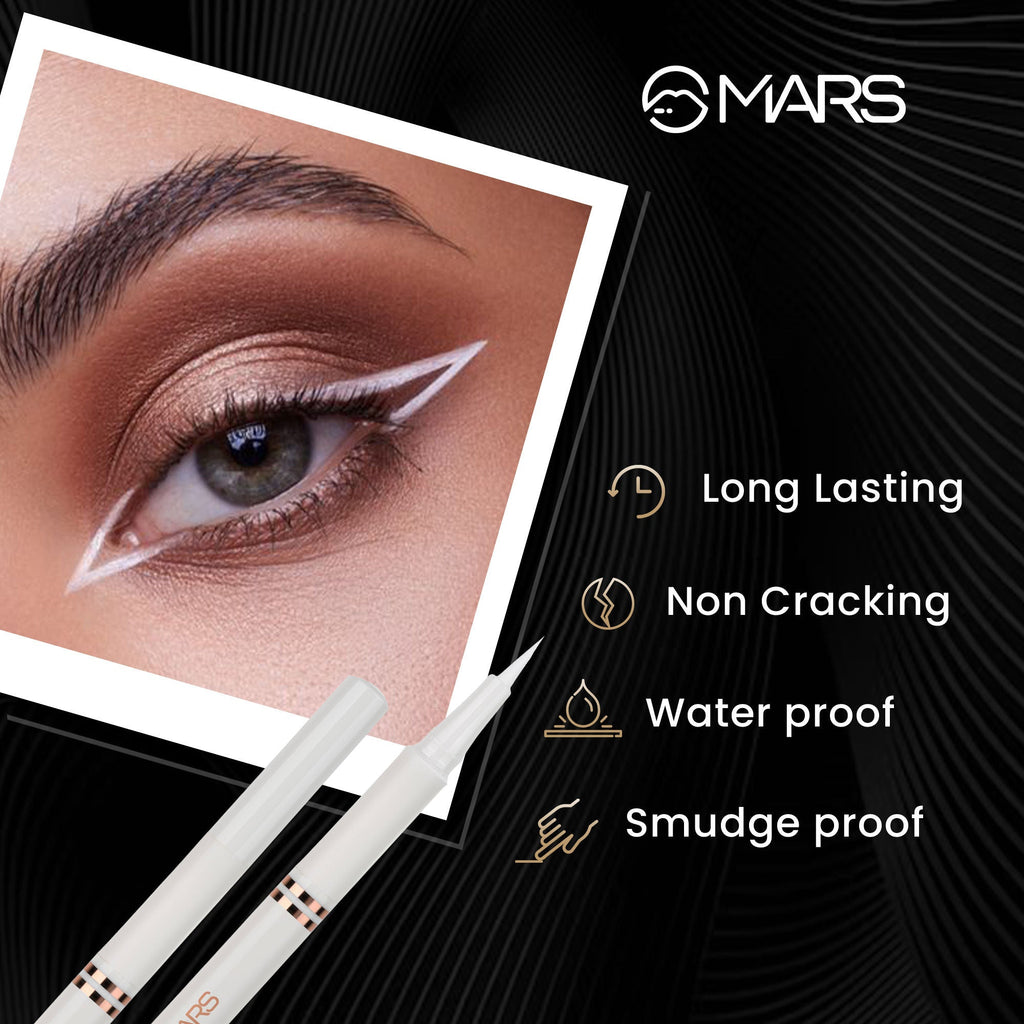 MARS Cosmetics Liquid Pen Eyeliner - White | Grab2Buy