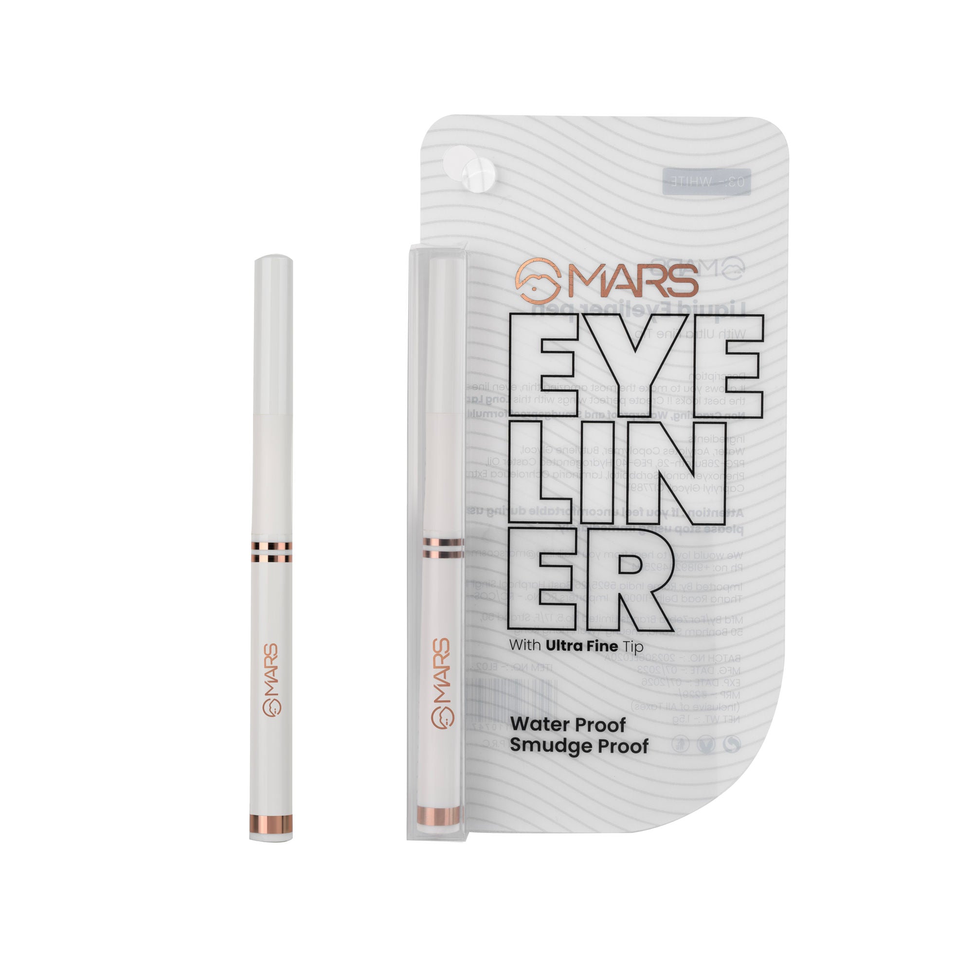MARS Cosmetics Liquid Pen Eyeliner - White | Grab2Buy
