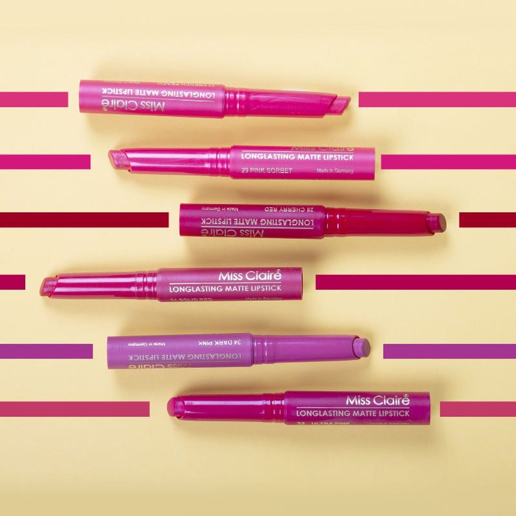 Miss Claire Long Lasting Matte Lipstick - 32 Ultra Pink | Grab2Buy