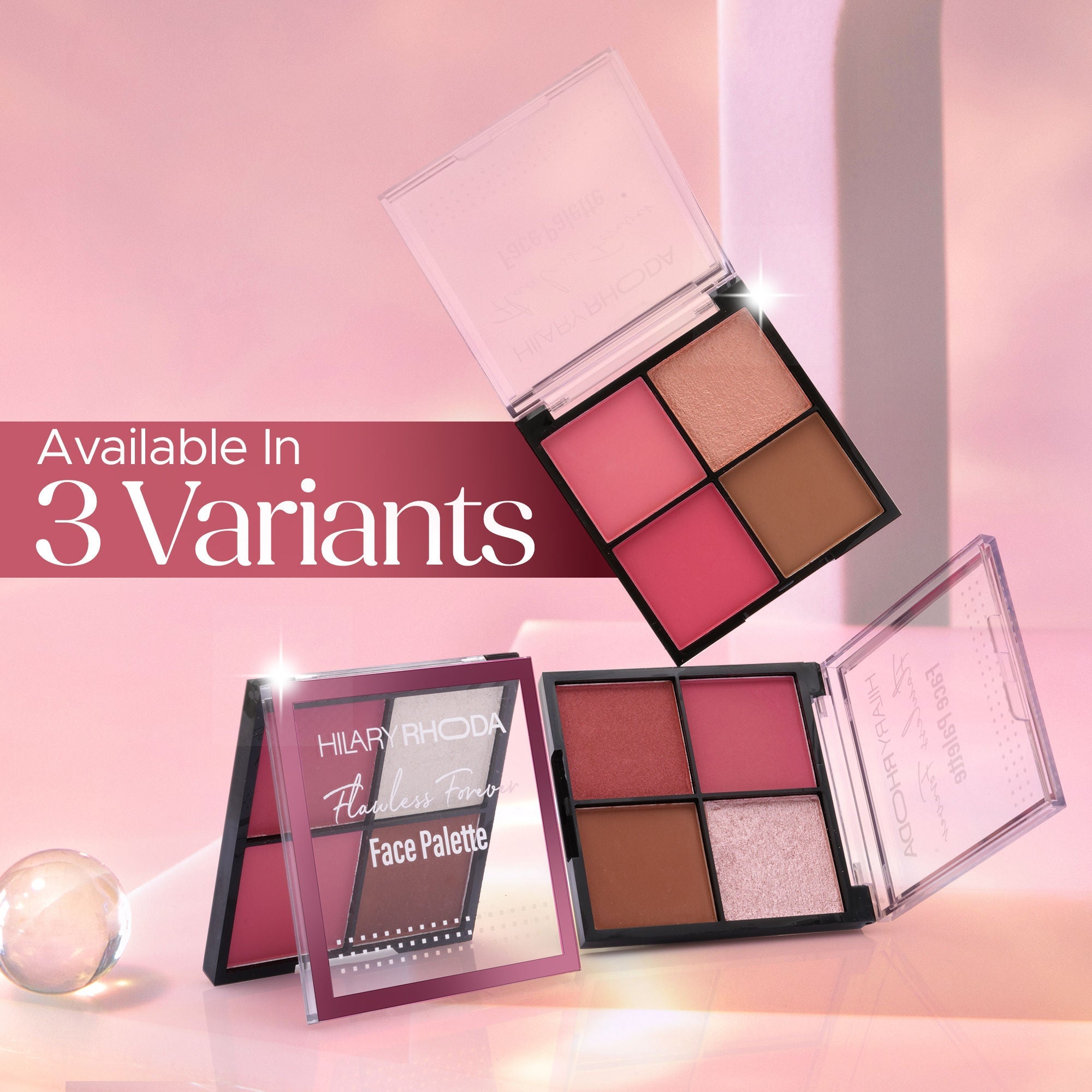 Hilary Rhoda Flawless Forever Face Palette - Dark 03 | Grab2Buy
