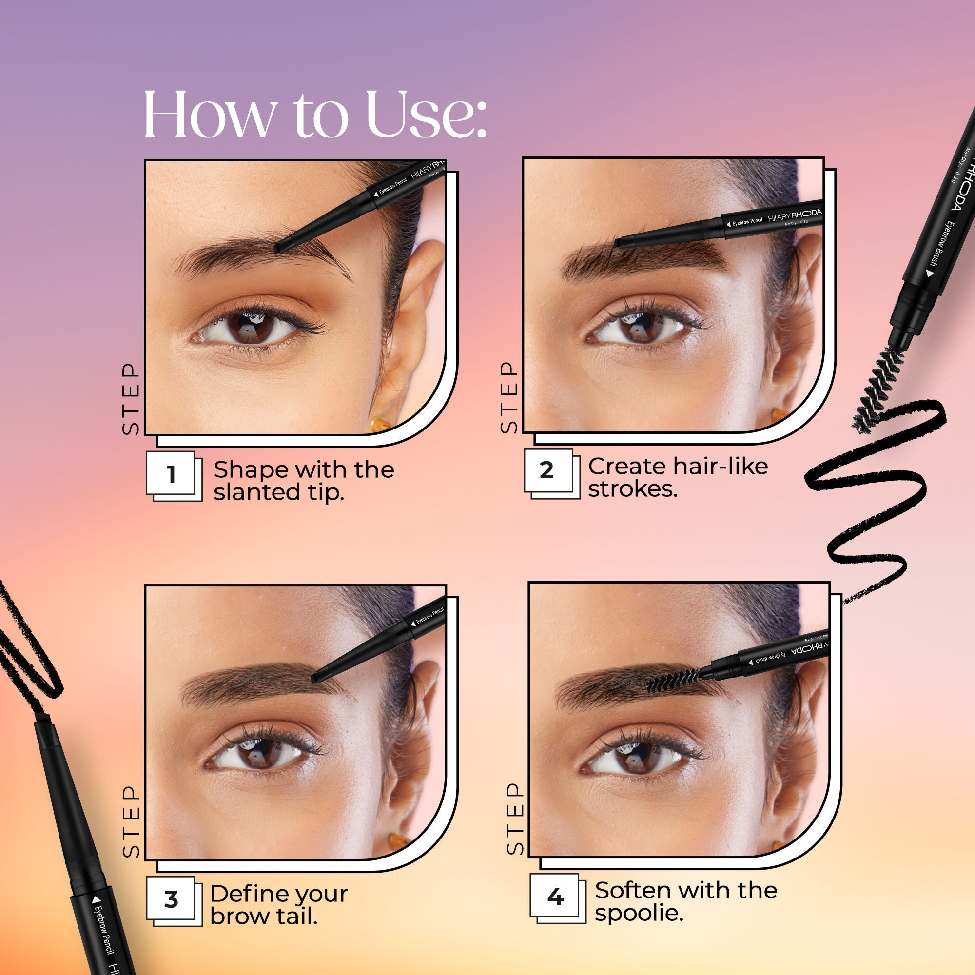 Hilary Rhoda Brow Artist Eyebrow Pencil - Coffee 02 | Grab2Buy