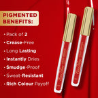 Hilary Rhoda Ever Mine Smudge-Proof Liquid Sindoor Pack Of 2 - My Red 01