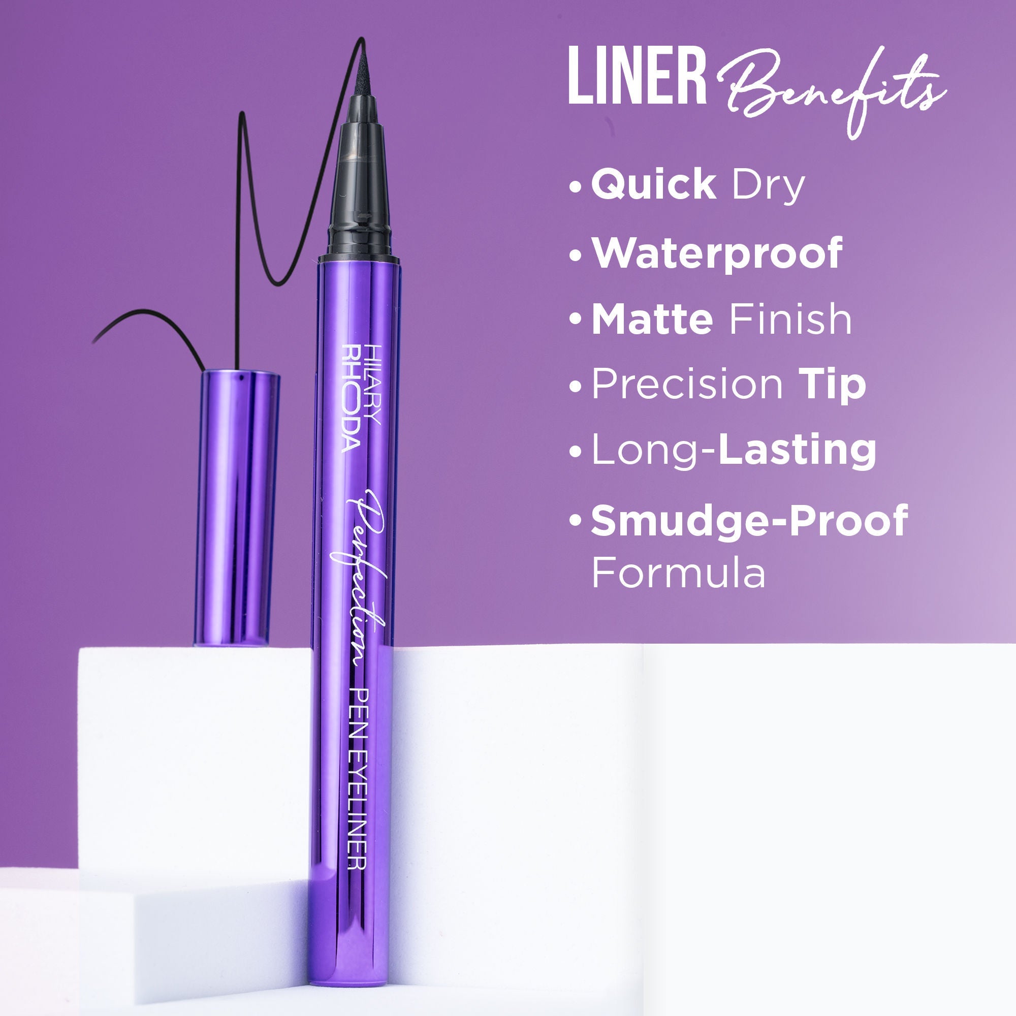Hilary Rhoda Perfection Waterproof Pen Eyeliner | Grab2Buy