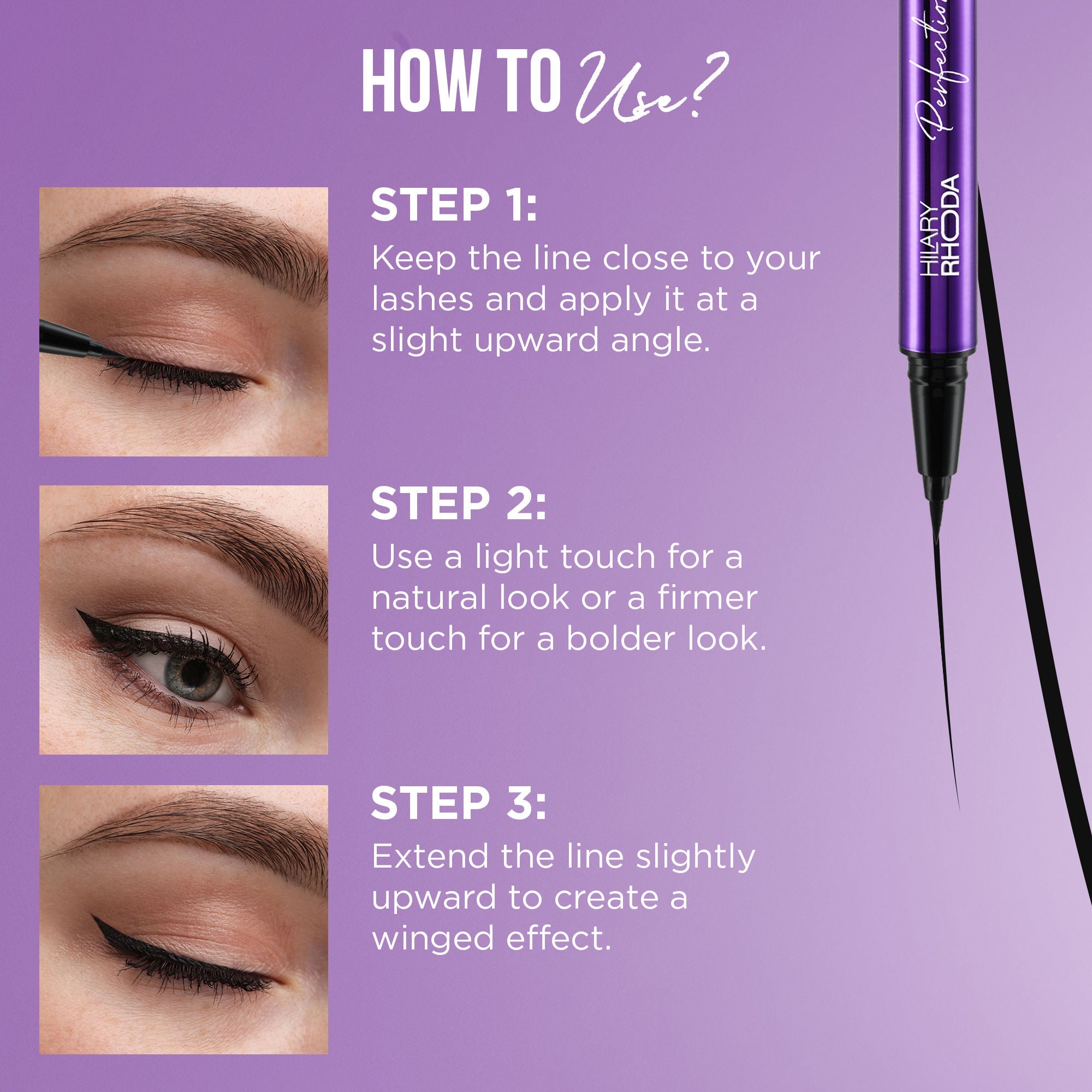 Hilary Rhoda Perfection Waterproof Pen Eyeliner | Grab2Buy