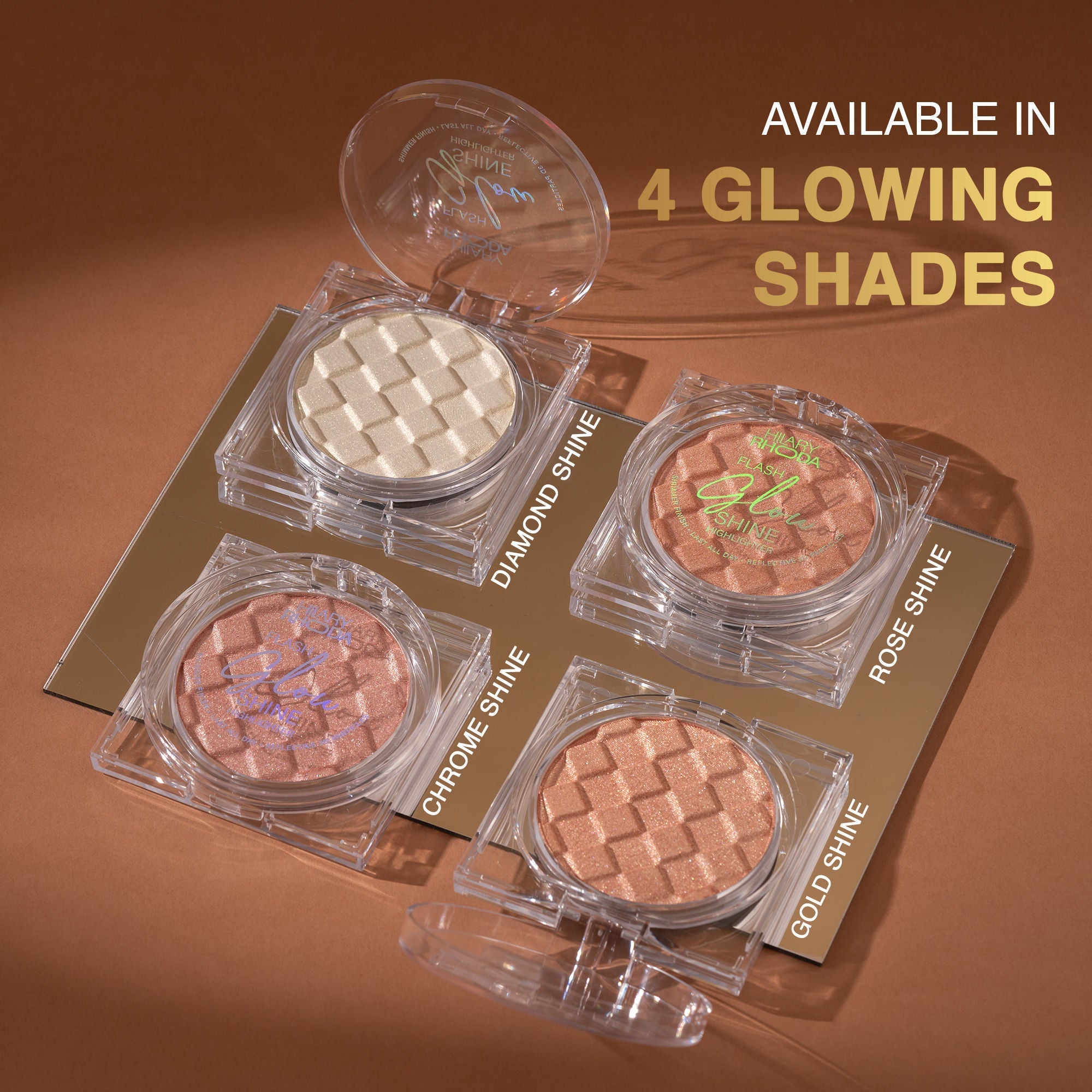 Hilary Rhoda Flash Glow Shine Reflective Highlighter - Gold Shine 04 | Grab2Buy