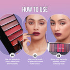 Hilary Rhoda Match Maker Waterproof Lip Palette - Mood Changer 01 | Grab2Buy