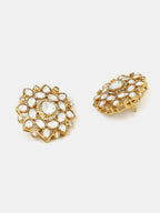 Ruby Raang Floral Aura Studs | Grab2Buy