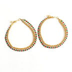 Mominos Fashion Kamal Johar Multi Kundan Anklets | Grab2Buy