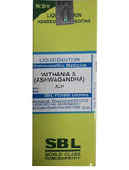 SBL Homeopathy Withania S (Ashwagandha) Dilution | Grab2Buy