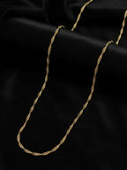 NVR Women Gold Plated Handcrafted Minimal Chain | Grab2Buy
