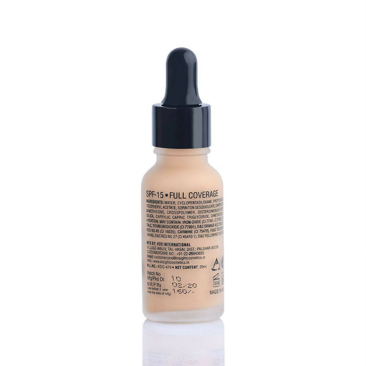 Insight Cosmetics Ultra-Thin Second Skin Long Wear Liquid Foundation - Rose Belge | Grab2Buy