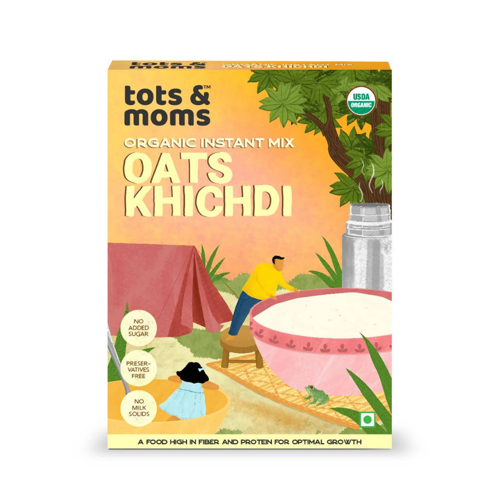 Tots and Moms Organic Oats Khichdi Instant Mix | Grab2Buy