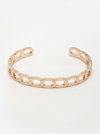 NVR Men's Rose Gold Plated Cuff Bracelet | Grab2Buy
