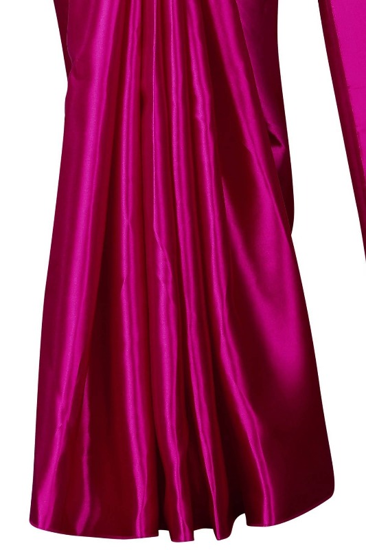 Vamika Pink Satin Designer Saree (PAVITRA RANI) | Grab2Buy