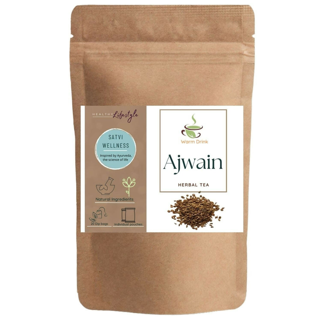 Satvi Wellness Ajwain Tea | Carom Seed Tea Bags | Grab2Buy
