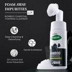 VI-JOHN Prakritik Bamboo Charcoal geling , Removes Tan, 100% Natural Bio Actives Face Wash