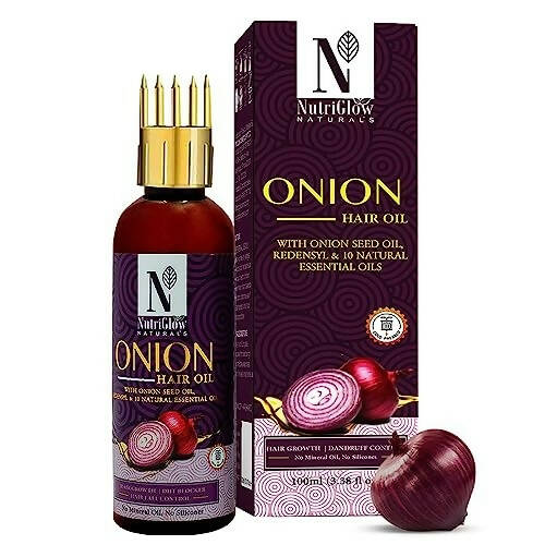 NutriGlow NATURAL'S Onion Hair Oil | Grab2Buy
