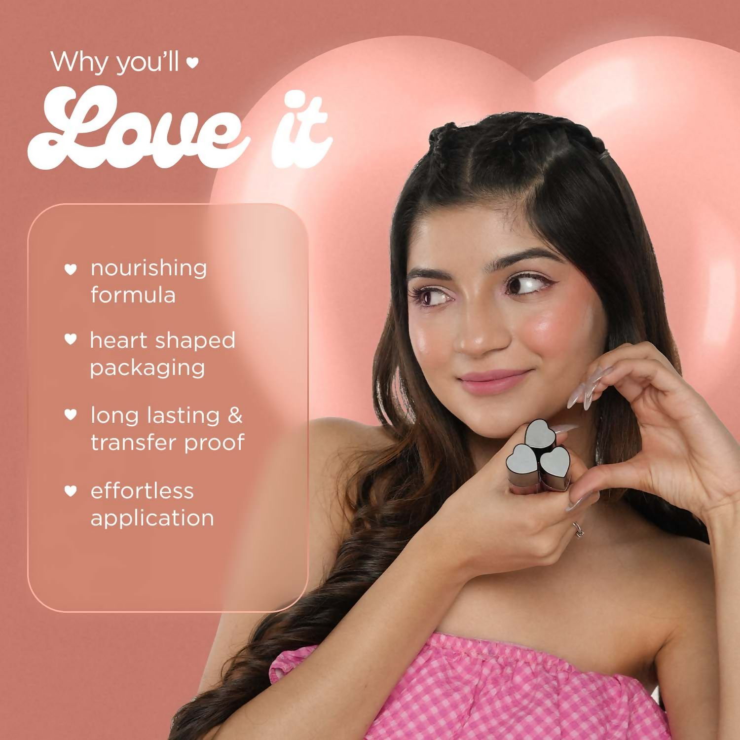 Bella Vita Organic All Hearts Face Blush - Love Struck | Grab2Buy