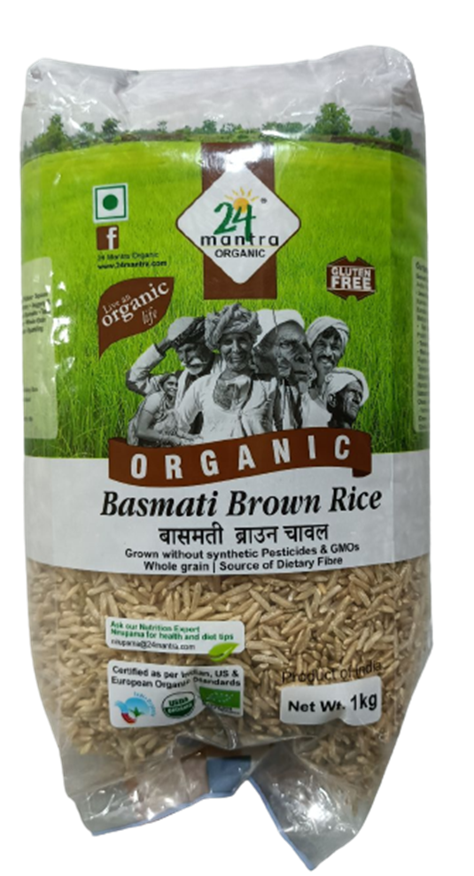 24 Mantra Organic Basmati Brown rice | Grab2Buy